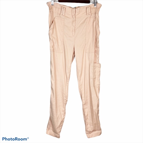 EUC Elevenses Blush Romy Paperbag Linen Pants - Picture 3 of 15